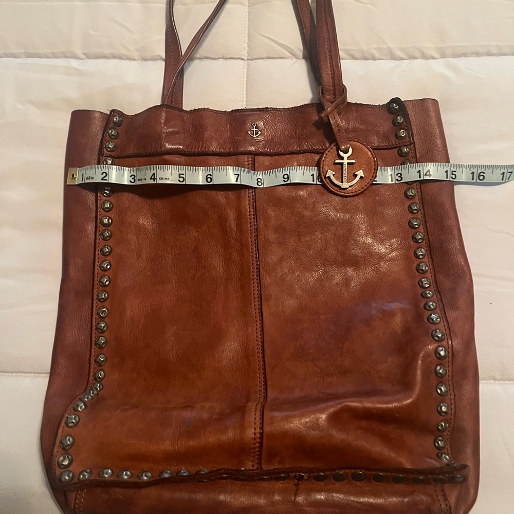 Harbour Brown leather Bag with Brown Leather Trim - Picture 2 of 4